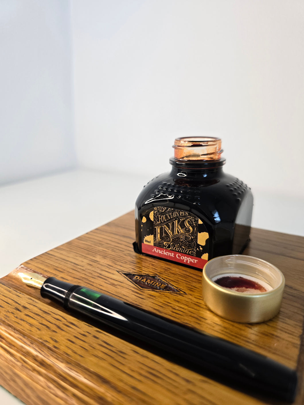 Diamine Solid Wood Ink Stand - Limited Edition