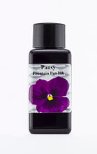 Load image into Gallery viewer, A bottle of 30ml Diamine Pansy fountain pen ink, in front of a white background.
