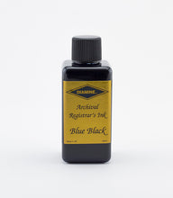 Load image into Gallery viewer, A plastic bottle of 100ml Diamine Archival Registrars fountain pen ink, in front of a white background.
