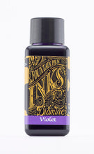 Load image into Gallery viewer, A bottle of 30ml Diamine Violet fountain pen ink, in front of a white background.
