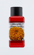 Load image into Gallery viewer, A bottle of 30ml Diamine Marigold fountain pen ink, in front of a white background.
