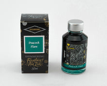 Load image into Gallery viewer, Diamine Shimmering Ink 50ml - Peacock Flare
