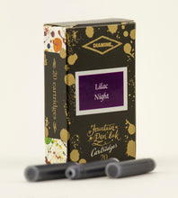 Load image into Gallery viewer, Diamine Fountain Pen Ink Cartridges - 150th Anniversary - Lilac Night
