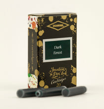 Load image into Gallery viewer, Diamine Fountain Pen Ink Cartridges - 150th Anniversary - Dark Forest
