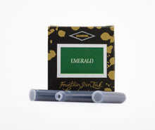 Load image into Gallery viewer, Diamine Fountain Pen Ink Cartridges - Emerald
