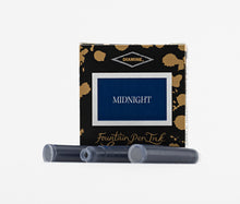 Load image into Gallery viewer, Diamine Fountain Pen Ink Cartridges - Midnight
