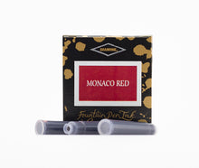Load image into Gallery viewer, Diamine Fountain Pen Ink Cartridges - Monaco Red
