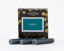 Load image into Gallery viewer, Diamine Fountain Pen Ink Cartridges - Marine
