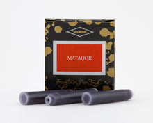 Load image into Gallery viewer, Diamine Fountain Pen Ink Cartridges - Matador
