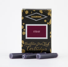 Load image into Gallery viewer, Diamine Fountain Pen Ink Cartridges - Syrah

