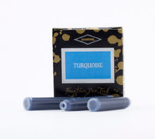Load image into Gallery viewer, Diamine Fountain Pen Ink Cartridges - Turquoise
