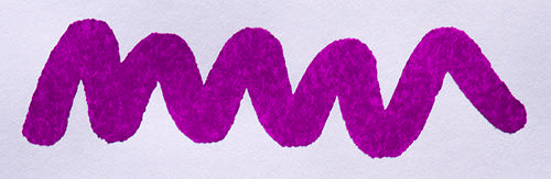 A colour swatch of Diamine Majestic Purple fountain pen ink.