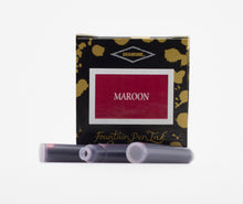 Load image into Gallery viewer, Diamine Fountain Pen Ink Cartridges - Maroon
